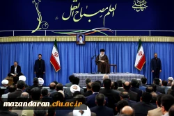 دیدار دکتر کسائیان سرپرست محترم مدیریت امور پردیس های استان مازندران به همراه دکتر مهر محمدی و معاونین محترم دانشگاه با مقام معظم رهبری