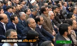 دیدار دکتر کسائیان سرپرست محترم مدیریت امور پردیس های استان مازندران به همراه دکتر مهر محمدی و معاونین محترم دانشگاه با مقام معظم رهبری