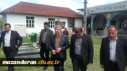 حضور معاونت نظارت،ارزیابی وتضمین کیفیت  دانشگاه فرهنگیان  کشور در مراسم سومین روز در گذشت همسر وفرزند همکار گرامی جناب آقای قربانی 2