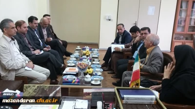 بازدید هیات نظارت وارزیابی دانشگاه مازندران از پردیس دکتر شریعتی ساری