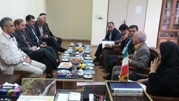 بازدید هیات نظارت وارزیابی دانشگاه مازندران از پردیس دکتر شریعتی ساری 2