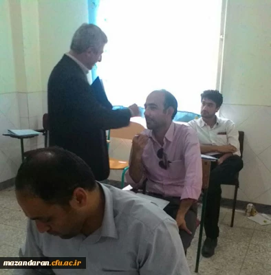 گزارشی از برگزاری آزمون صلاحیت حرفه ای در دانشگاه فرهنگیان استان مازندران