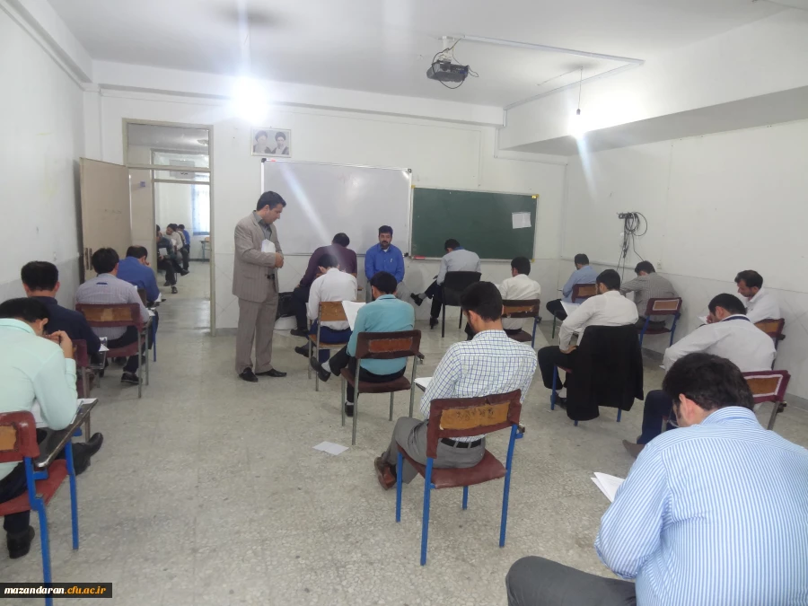 گزارشی از برگزاری آزمون صلاحیت حرفه ای در دانشگاه فرهنگیان استان مازندران
 7