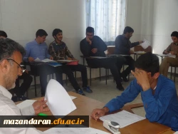 بازدید جناب  آقای  دکتر قنبری معاونت محترم پژوهش وبرنامه ریزی اداره کل آموزش وپرورش استان از مصاحبه داوطلبان ورود به دانشگاه فرهنگیان مازندران 4