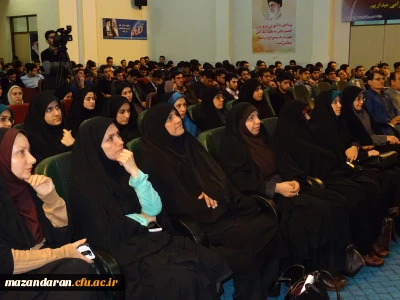 دکتر قنبری معاون دانشجویی دانشگاه فرهنگیان درمراسم روز دانشجو در پردیس دکترشریعتی ساری: