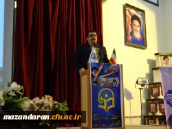 دکتر قنبری معاون دانشجویی دانشگاه فرهنگیان درمراسم روز دانشجو در پردیس دکترشریعتی ساری: 3