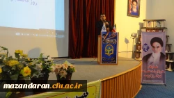 دکتر قنبری معاون دانشجویی دانشگاه فرهنگیان درمراسم روز دانشجو در پردیس دکترشریعتی ساری: 5