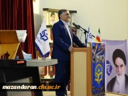 دکتر قنبری معاون دانشجویی دانشگاه فرهنگیان درمراسم روز دانشجو در پردیس دکترشریعتی ساری: 8