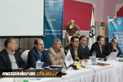 سخنان دکتر کیانی معاون محترم نظارت، ارزیابی و تضمین کیفیت دانشگاه در روز نخست همایش 6