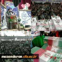 برگزاری مراسم وداع با شهدا 2