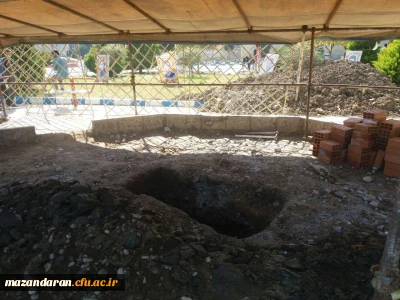 آماده سازی جایگاه مسافر بهشتی در پردیس دکتر شریعتی ساری به روایت تصاویر