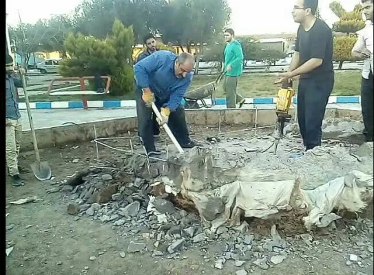 آماده سازی جایگاه مسافر بهشتی به روایت تصاویر 8