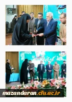 با حضور دکتر فلاح جلودار استاندار مازندران از دانشجو معلمان  برگزیده پرسش مهر دانشگاه فرهنگیان مازندران تجلیل شد. 2