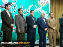 با حضور دکتر فلاح جلودار استاندار مازندران از دانشجو معلمان  برگزیده پرسش مهر دانشگاه فرهنگیان مازندران تجلیل شد. 4