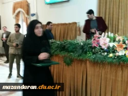 با حضور دکتر فلاح جلودار استاندار مازندران از دانشجو معلمان  برگزیده پرسش مهر دانشگاه فرهنگیان مازندران تجلیل شد. 6