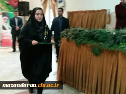 با حضور دکتر فلاح جلودار استاندار مازندران از دانشجو معلمان  برگزیده پرسش مهر دانشگاه فرهنگیان مازندران تجلیل شد. 7