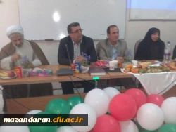 در مرکز حضرت فاطمه (س) قائم شهر برگزار شد:
آیین تجلیل از خانم های عضو هیات علمی و غیر هیات علمی دانشگاه فرهنگیان به مناسبت میلاد باسعادت حضرت زهرا (س) 2