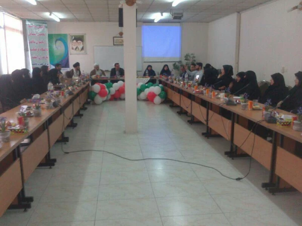 در مرکز حضرت فاطمه (س) قائم شهر برگزار شد:
آیین تجلیل از خانم های عضو هیات علمی و غیر هیات علمی دانشگاه فرهنگیان به مناسبت میلاد باسعادت حضرت زهرا (س) 3