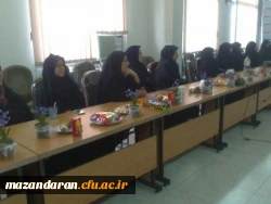 در مرکز حضرت فاطمه (س) قائم شهر برگزار شد:
آیین تجلیل از خانم های عضو هیات علمی و غیر هیات علمی دانشگاه فرهنگیان به مناسبت میلاد باسعادت حضرت زهرا (س) 4