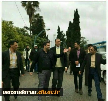 بازدید دکتر دانش آشتیانی (وزیر محترم آموزش و پرورش) از ستاد اسکان مرکز شهید مطهری نوشهر 2