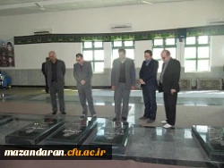 تجدید  میثاق  اعضای هیات علمی وکارکنان دانشگاه فرهنگیان مازندران  با آرمان های بلند شهیدان 3