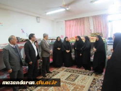 بازدید مدیرکل محترم خدمات ورفاه دانشجویی دانشگاه فرهنگیان وهئیت همراه  از پردیس صدیقه طاهره(س) ساری  2