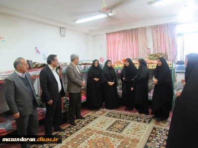 بازدید مدیرکل محترم خدمات ورفاه دانشجویی دانشگاه فرهنگیان وهئیت همراه  از پردیس صدیقه طاهره(س) ساری