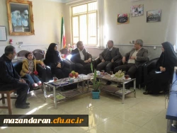 بازدید مدیرکل محترم خدمات ورفاه دانشجویی دانشگاه فرهنگیان وهئیت همراه  از پردیس صدیقه طاهره(س) ساری  3