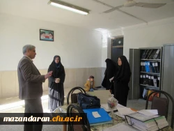 بازدید مدیرکل محترم خدمات ورفاه دانشجویی دانشگاه فرهنگیان وهئیت همراه  از پردیس صدیقه طاهره(س) ساری  5