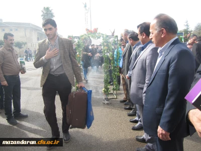 اعزام  اردو ی راهیان نور دانشجو معلمان دانشگاه فرهنگیان مازندران