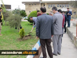 برگزاری مراسم نمادین روز درختکاری در دانشگا ه فرهنگیان مازندران  2