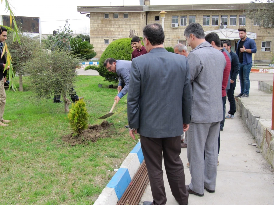 برگزاری مراسم نمادین روز درختکاری در دانشگا ه فرهنگیان مازندران  2