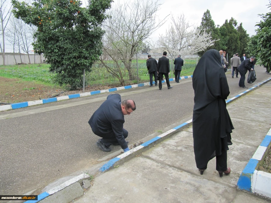 برگزاری مراسم نمادین   پاکسازی مسیر دانشگاه تا دانشگاه 2