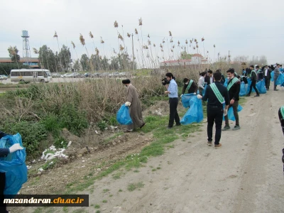 برگزاری مراسم نمادین   پاکسازی مسیر دانشگاه تا دانشگاه