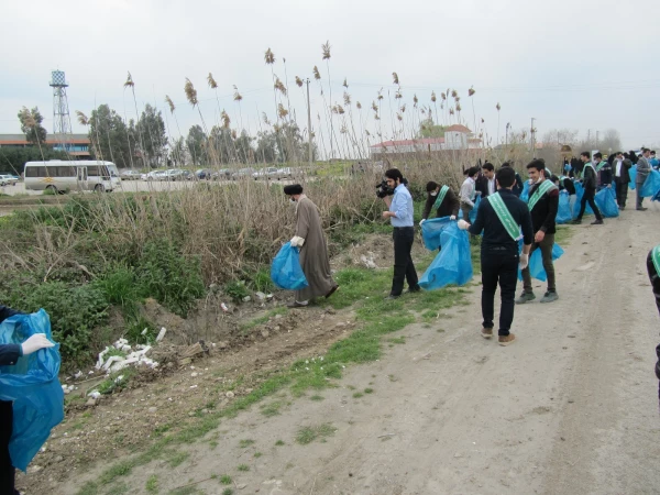 برگزاری مراسم نمادین   پاکسازی مسیر دانشگاه تا دانشگاه 3