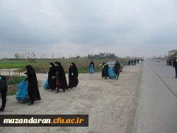 برگزاری مراسم نمادین   پاکسازی مسیر دانشگاه تا دانشگاه 4