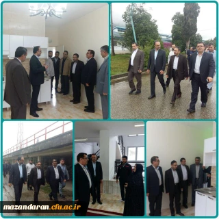 بازدید دکتر احمدی لاشکی و دکتر کسائیان از مرکز آموزش عالی نوشهر