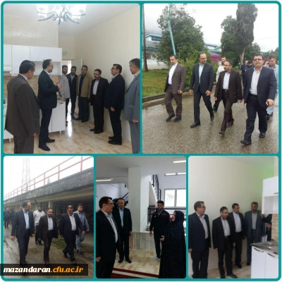 بازدید دکتر احمدی لاشکی و دکتر کسائیان از مرکز آموزش عالی نوشهر