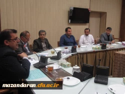جلسه مسئولین مدیریت امور پردیس های مازندران