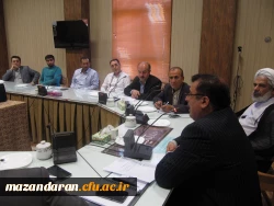 جلسه مسئولین مدیریت امور پردیس های مازندران