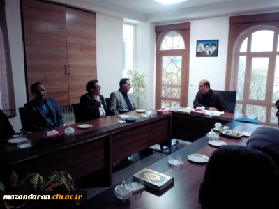 دیدار دکتر کسائیان با فرماندار شهرستان ساری جناب آقای عباسعلی رضایی