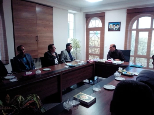 دیدار دکتر کسائیان با فرماندار شهرستان ساری جناب آقای عباسعلی رضایی