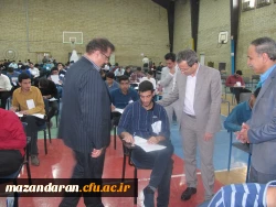 باحضور دکتر طاهری نیا معاونت پژوهشی دانشگاه فرهنگیان انجام شد:
بازدید از روند برگزاری امتحانات پایان نیم سال تحصیلی 96-97