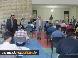 باحضور دکتر طاهری نیا معاونت پژوهشی دانشگاه فرهنگیان انجام شد:
بازدید از روند برگزاری امتحانات پایان نیم سال تحصیلی 96-97