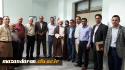 مراسم تودیع  حجت السلام و المسلمین جعفری و معارفه حجت السلام و المسلمین مرادیان