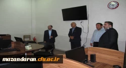 بازدید سرپرست مرکز هوشمند سازی دانشگاه فرهنگیان از پردیس دکتر شریعتی ساری