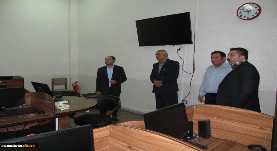 بازدید سرپرست مرکز هوشمند سازی دانشگاه فرهنگیان از پردیس دکتر شریعتی ساری