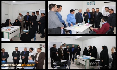 بازدید سرپرست مدیریت امور پردیس های استان مازندران از آغاز مصاحبه نیروهای پیمانی آموزش و پرورش سال 97