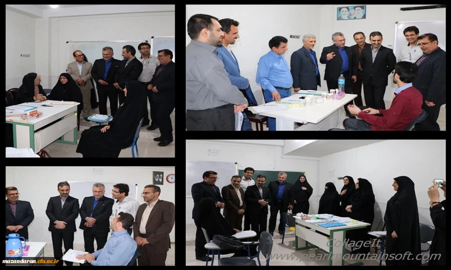 بازدید سرپرست مدیریت امور پردیس های استان مازندران از آغاز مصاحبه نیروهای پیمانی آموزش و پرورش سال 97