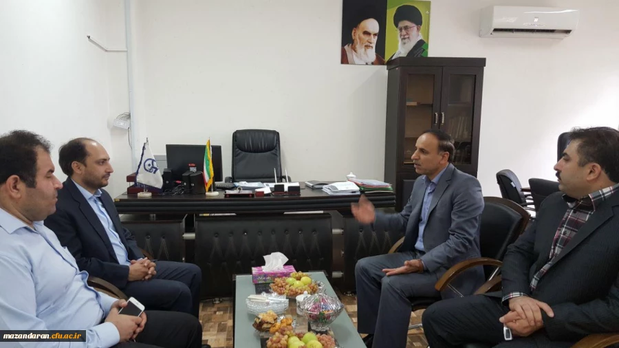 بازدید جناب آقای مهندس رضایی سرپرست مرکز هوشمند سازی از دانشگاه فرهنگیان مازندران